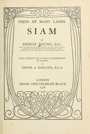 Cover of: Siam