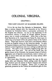 Cover of: Colonial Virginia