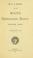 Cover of: By-laws of the Maine genealogical society, Portland, Maine.