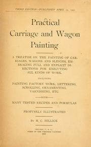 Cover of: Practical carriage and wagon painting | M. C. Hillick