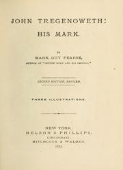 Cover of: John Tregenoweth, his mark