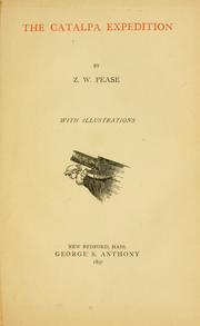 The Catalpa expedition by Pease, Zeph. W.