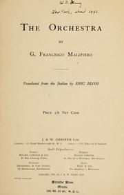 Cover of: The orchestra