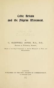 Cover of: Celtic Britain and the Pilgrim movement.