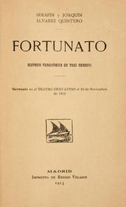 Cover of: Fortunato: historia tragicómica en tres cuadros
