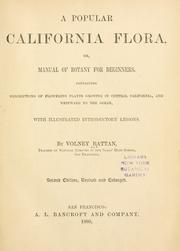 Cover of: A popular California flora, or, Manual of botany for beginners. by Volney Rattan