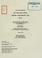 Cover of: City of Boston zip code area series, central Boston / north end, 02113, 1990 population and housing tables, U.S. census summary tape file 3.