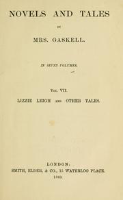 Cover of: Lizzie Leigh by Elizabeth Cleghorn Gaskell