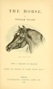 The horse by William Youatt