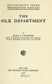 Cover of: silk department