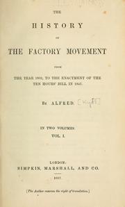 The history of the factory movement by Sam Kydd