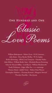 Cover of: One Hundred and One Classic Love Poems by Contemporary Books
