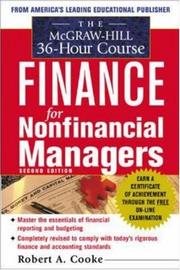 The McGraw-Hill 36-hour course in finance for nonfinancial managers by Robert A. Cooke, Robert Cooke