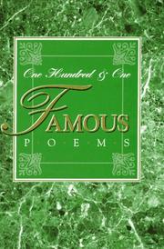 Cover of: 101 Famous Poems by Roy J. Cook