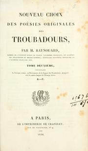 Cover of: Lexique roman by Raynouard M.
