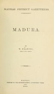 Cover of: Madura