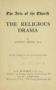 Cover of: The religious drama.