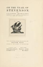 Cover of: On the trail of Stevenson by Clayton Meeker Hamilton