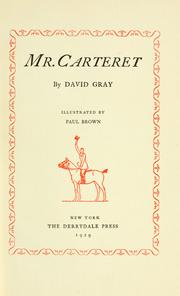 Cover of: Mr. Carteret
