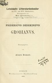 Grobianus by Friedrich Dedekind