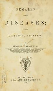 Cover of: Females and their diseases