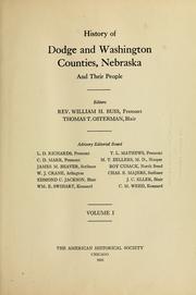 History of Dodge and Washington Counties, Nebraska, and their people