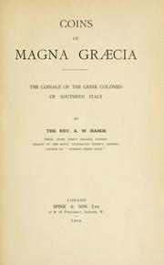 Coins of Magna Graecia by Alfred Watson Hands