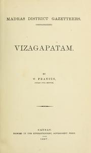 Cover of: Vizagapatam by Madras (India : State)