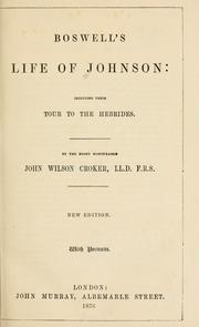 Cover of: The life of Johnson by James Boswell