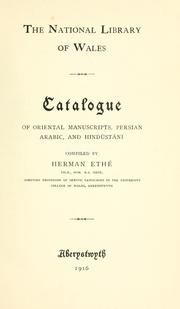 Cover of: Catalogue of Oriental manuscripts: Persian, Arabic, and Hindustani