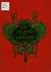 Cover of: An island of homes | Edmund M Ferguson