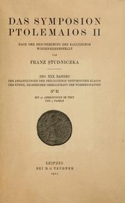 Cover of: Symposion Ptolemaios II: nach der Beschreibung des Kallixeinos