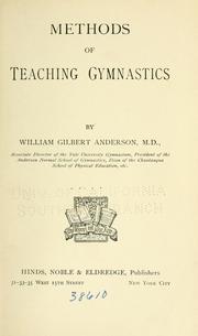 Cover of: Methods of teaching gymnastics