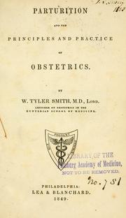 Cover of: Parturition and the principles and practice of obstetrics