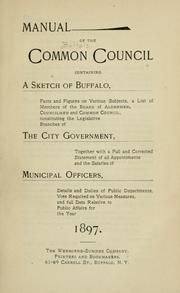 Cover of: Manual of the Common Council of the city of Buffalo, 1897.