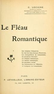 Cover of: fléau romantique.