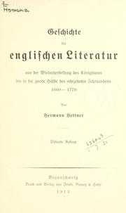 Cover of: Literaturgeschichte des achtzehnten Jahrhunderts