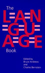 Cover of: The L=A=N=G=U=A=G=E book by edited by Bruce Andrews and Charles Bernstein.