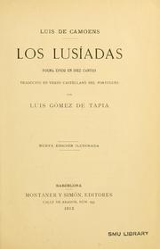 Cover of: Los Lusiadas by Luís de Camões