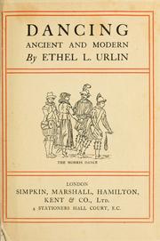 Cover of: Dancing: ancient and modern.