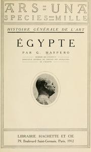 Cover of: Égypte by Gaston Maspero