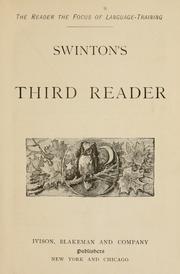 Cover of: Swinton's third reader.