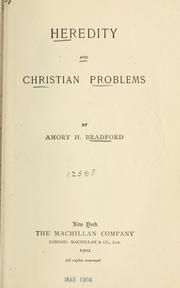 Cover of: Heredity and Christian problems.