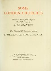 Cover of: Some London churches
