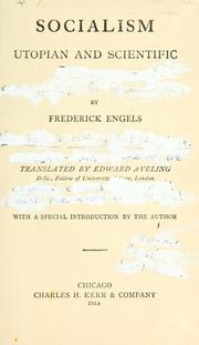 Cover of: Socialism, Utopian and scientific by Friedrich Engels