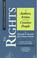 Cover of: The rights of authors, artists, and other creative people