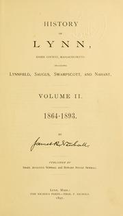 Cover of: History of Lynn, Essex County, Massachusetts | Lewis, Alonzo