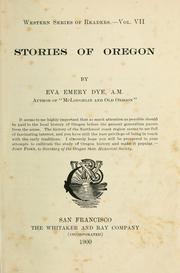 Cover of: Stories of Oregon.