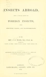 Cover of: Insects abroad. by John George Wood