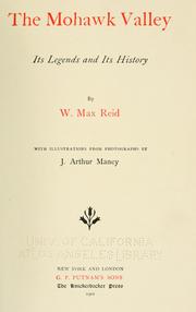 Cover of: The Mohawk Valley by W. Max Reid